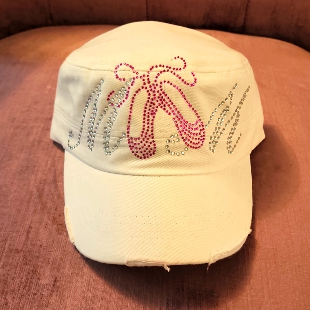 Dance Moms NWT WHITE BLING DANCE MOM CAP